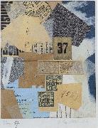 Kurt Schwitters Merz 19 oil on canvas